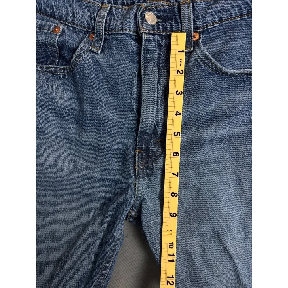 Levi's  502 Jeans Men 34x30 Medium Blue Stretch‎  5-Pockets Zip Fly Outdoor